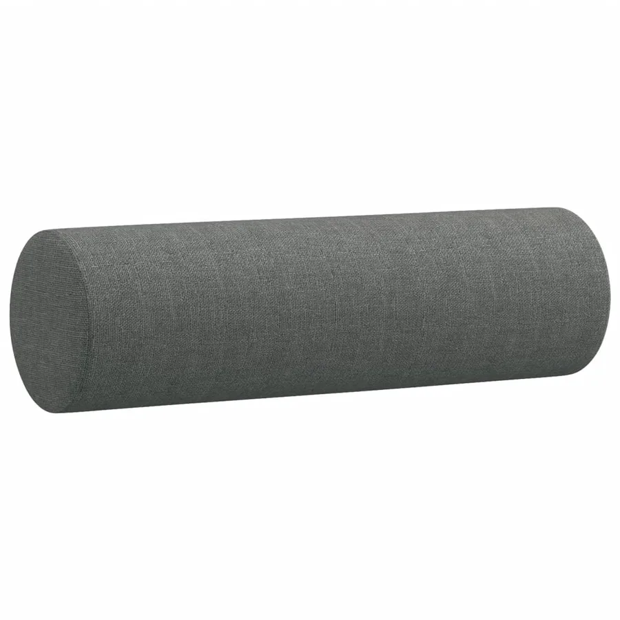 Ensemble de canapés 3 pcs coussins gris foncé tissu - 7