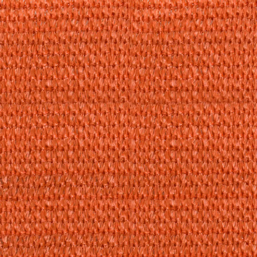 Voile d'ombrage 160 g/m² rectangulaire orange 6x7 m PEHD - 9