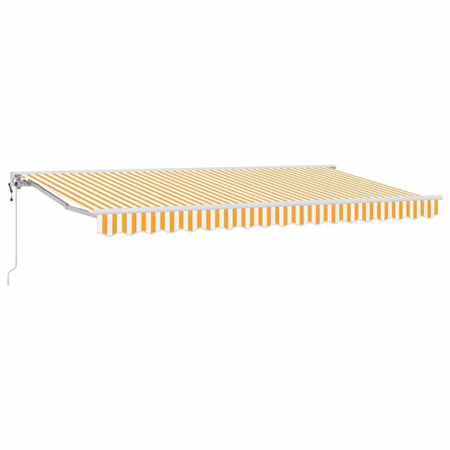 Cadre d'auvent Jaune et blanc 350 x 200 cm - 2