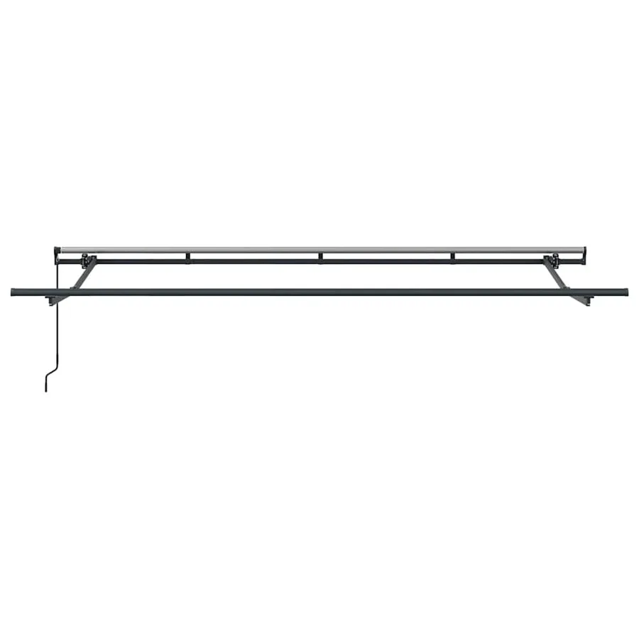 Cadre d'auvent Anthracite 4 x 2 m Métal - 4