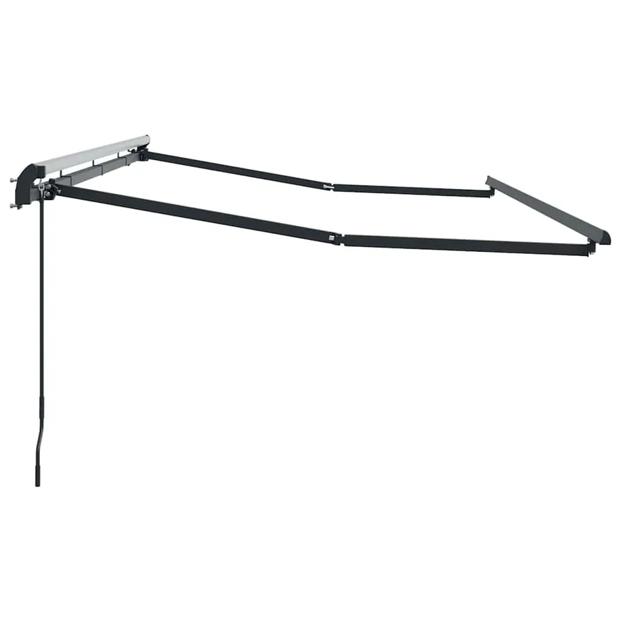 Cadre d'auvent Anthracite 4 x 2 m Métal - 5