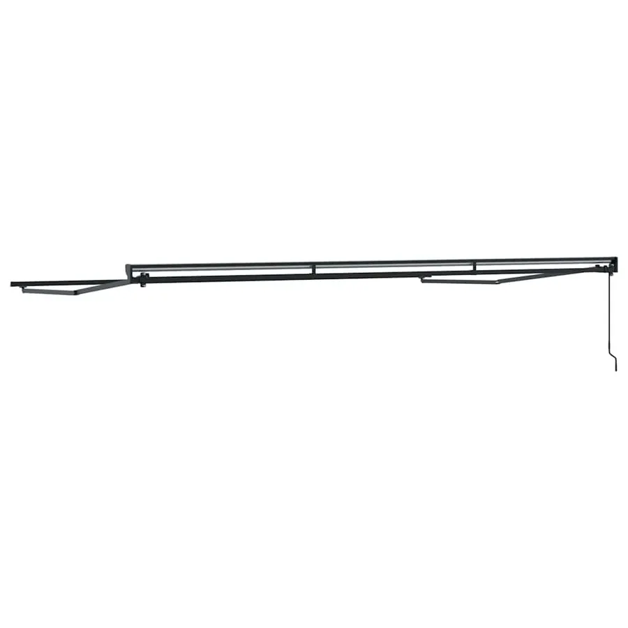 Cadre d'auvent Réglable Anthracite 5 x 3 m Acier - 6