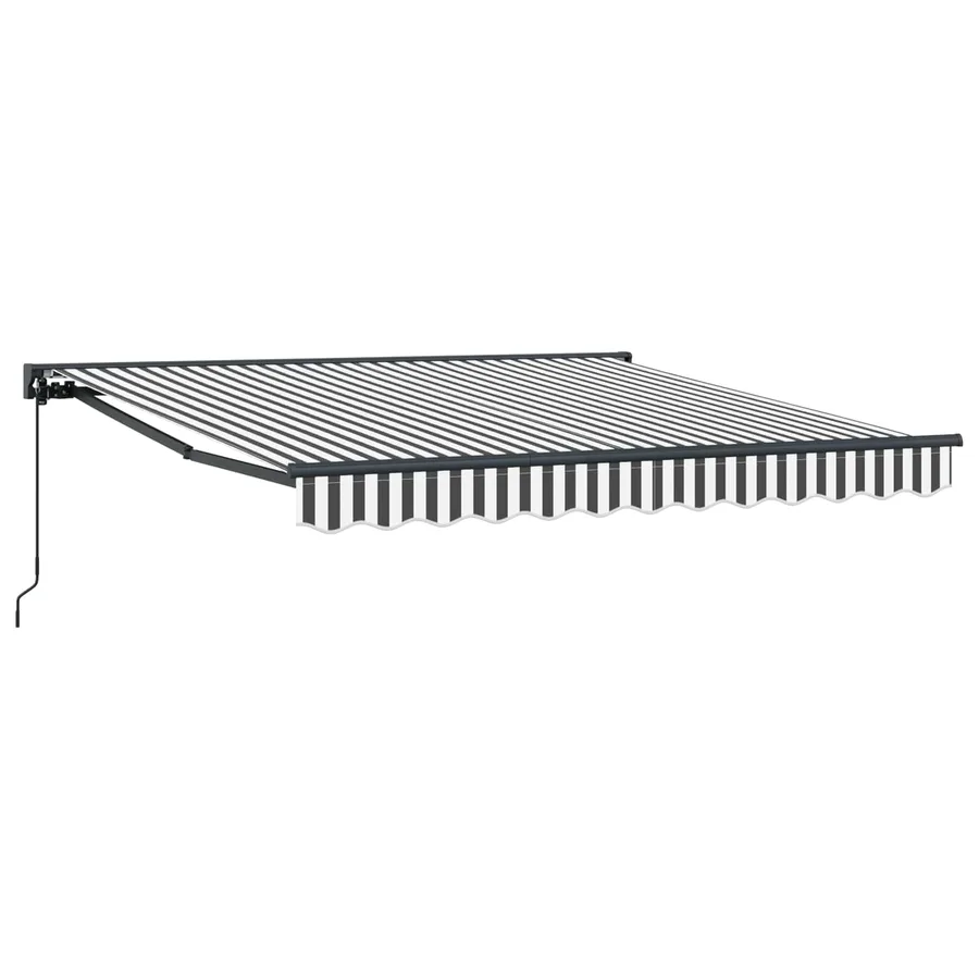 Cadre d'auvent Anthracite et blanc 350 x 250 cm - 2
