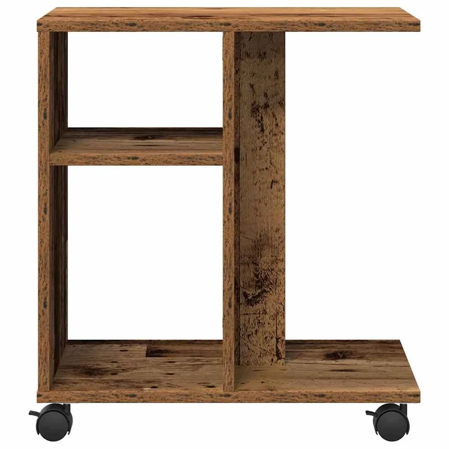 Table d'appoint Bois ancien 50 x 30 x 55 cm Bois d'ingénierie - 6