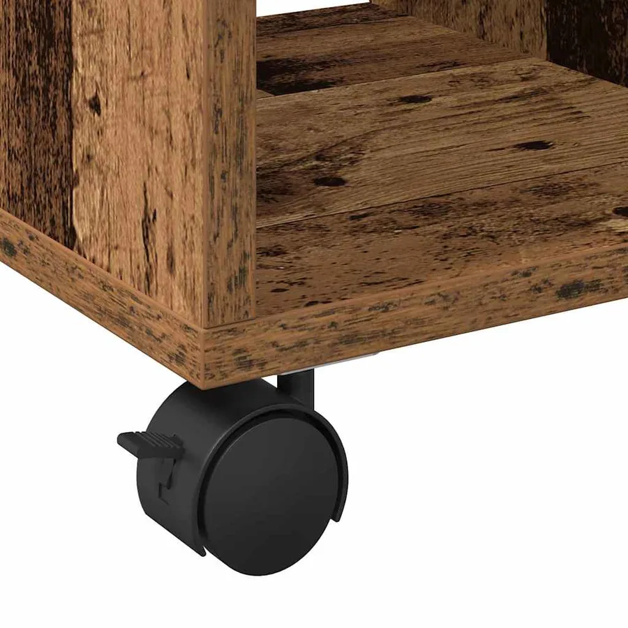 Table d'appoint Bois ancien 50 x 30 x 55 cm Bois d'ingénierie - 9