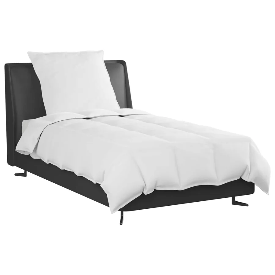 Duvet d'été simple avec oreiller 2 pcs Blanc Plume de canard - 3