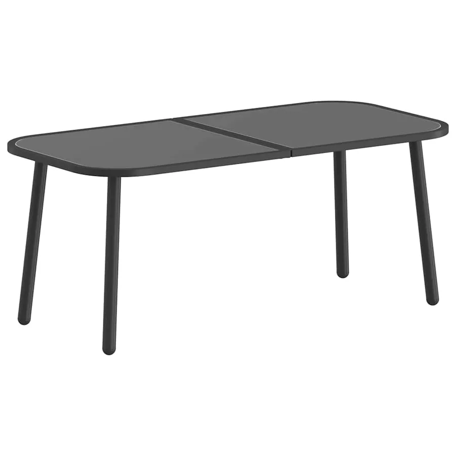 Ensemble de salle à manger pour jardin 4 pcs Marron polyrotin - 6