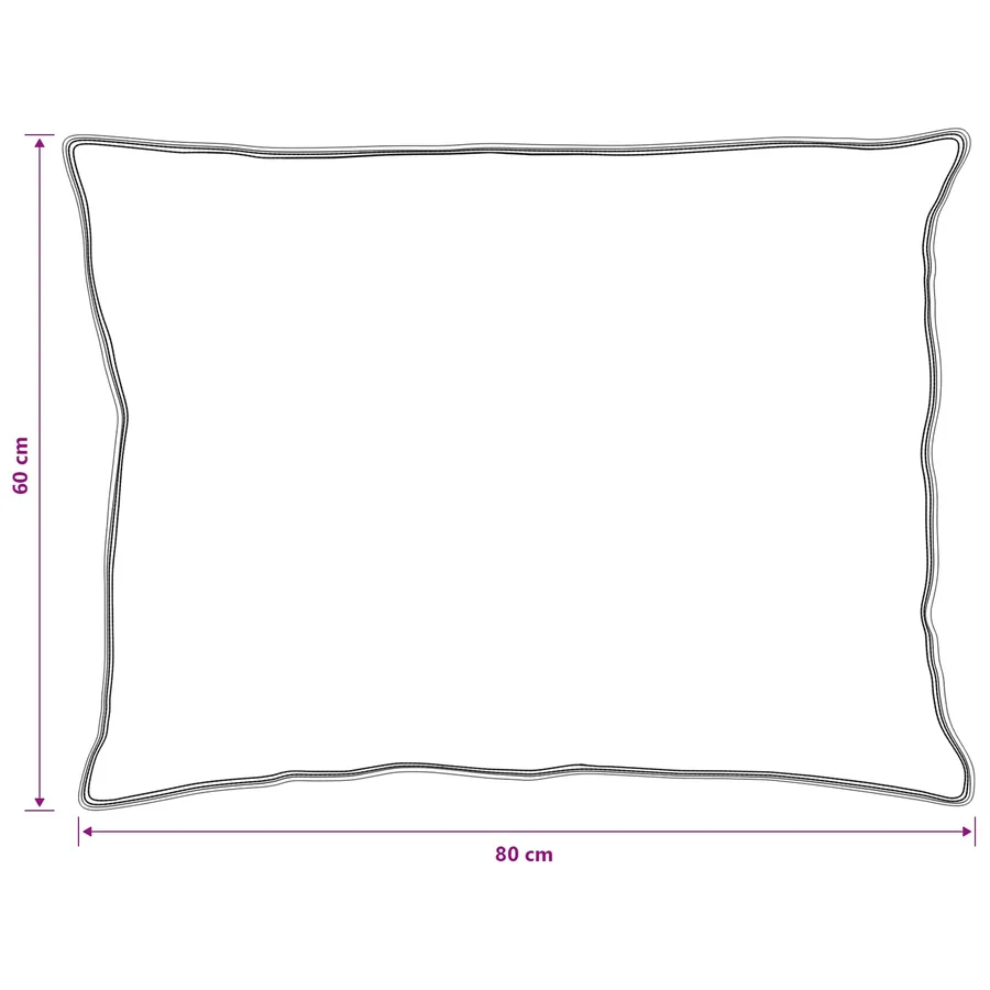 Ensemble de Duvet avec oreiller 3 pcs Blanc Plume de canard - 13