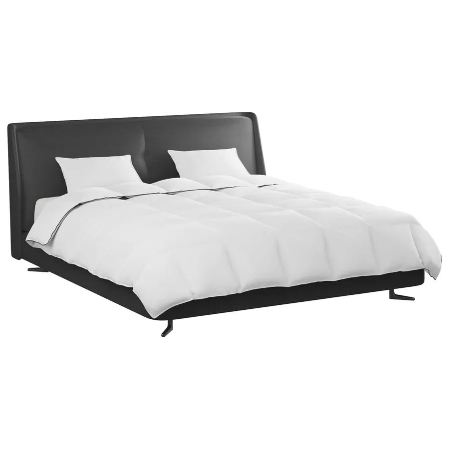 Duvet d'hiver avec oreiller 3 pcs Blanc Plume de canard - 3