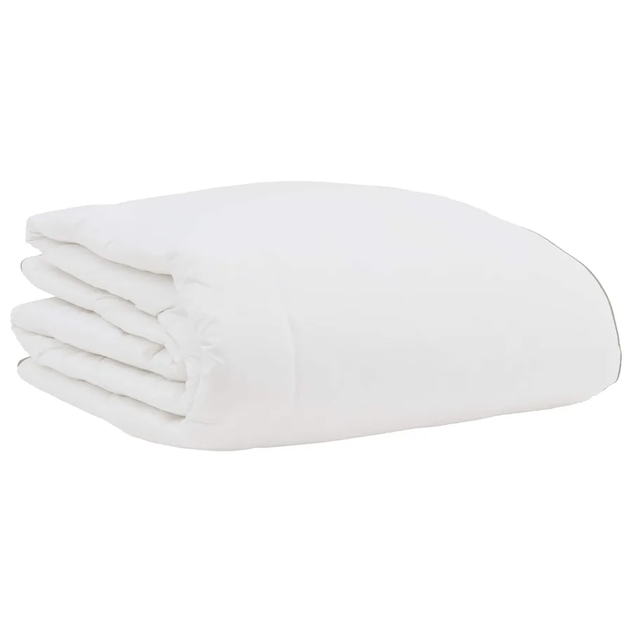 Duvet d'hiver avec oreiller 3 pcs Blanc Plume de canard - 4