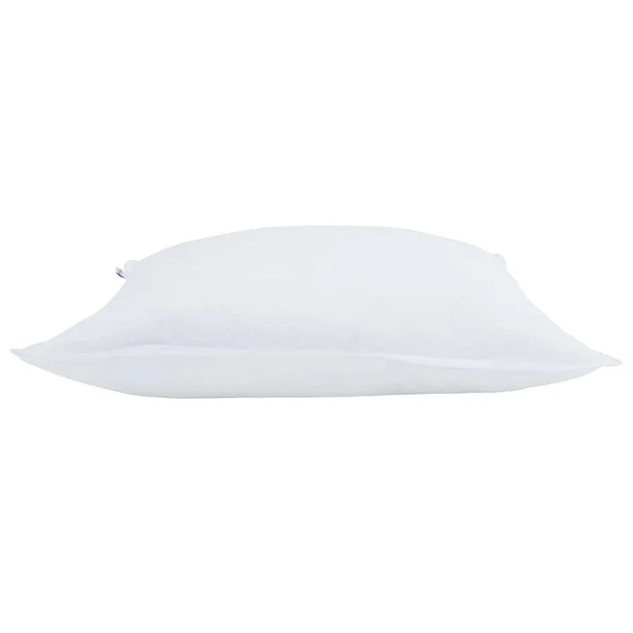 Oreiller avec oreiller Blanc 50 x 50 cm Plume - 4