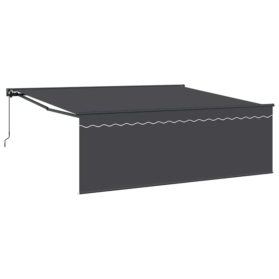 Auvent Rétractable Anthracite 400 × 300 cm - 2
