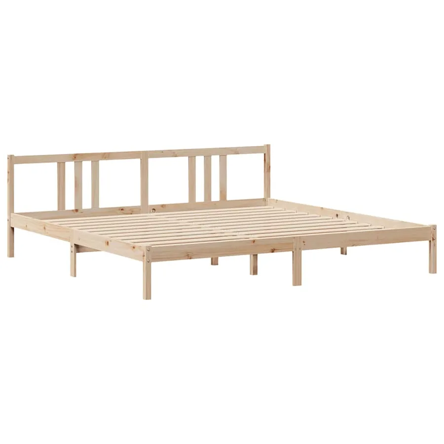Cadre de lit avec tête de lit sans matelas 180x200 cm - 5