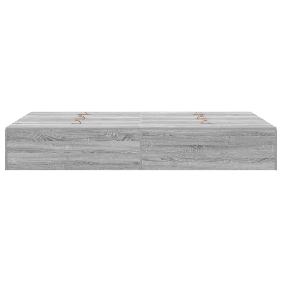 Cadre de lit avec rangement Gris Sonoma 120 x 190 cm - 7
