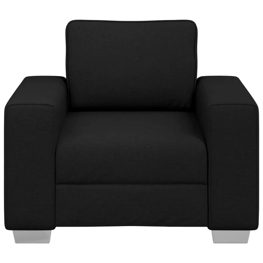 Fauteuil Noir 100 cm tissu - 3