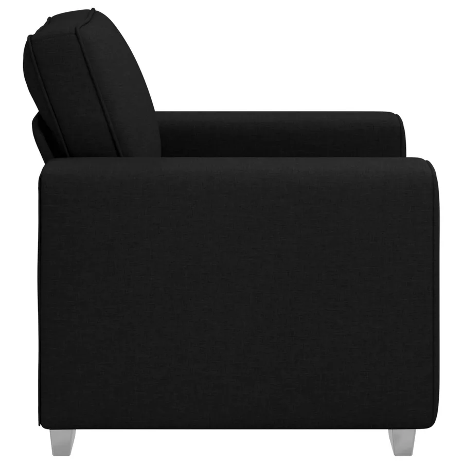 Fauteuil Noir 100 cm tissu - 4