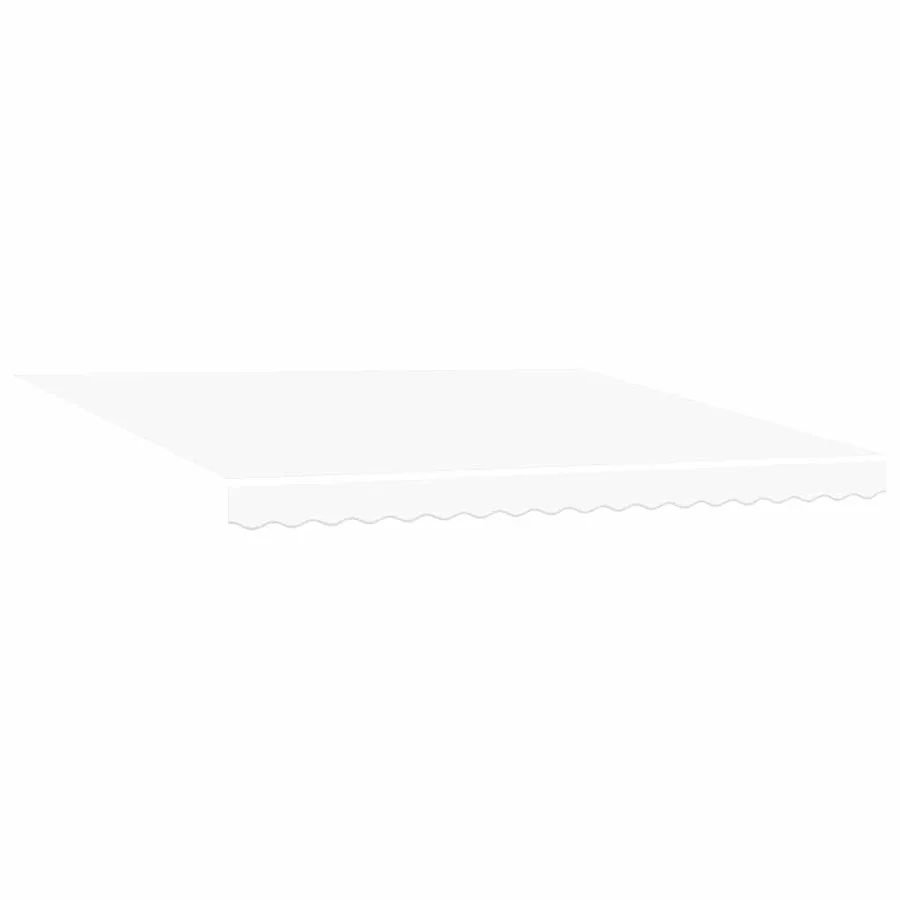 Auvent rétractable Blanc 400 × 300 cm Polyester - 5