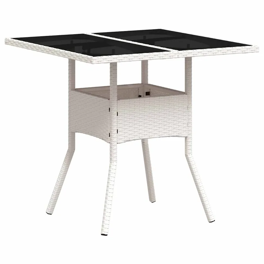 Ensemble de salle à manger pour jardin 3 pcs Gris clair - 5