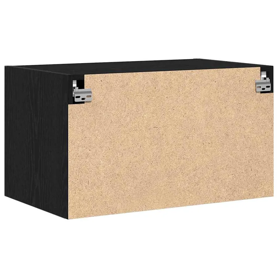 Meuble mural Chêne noir 70 x 42.5 x 40 cm Bois d'ingénierie - 6