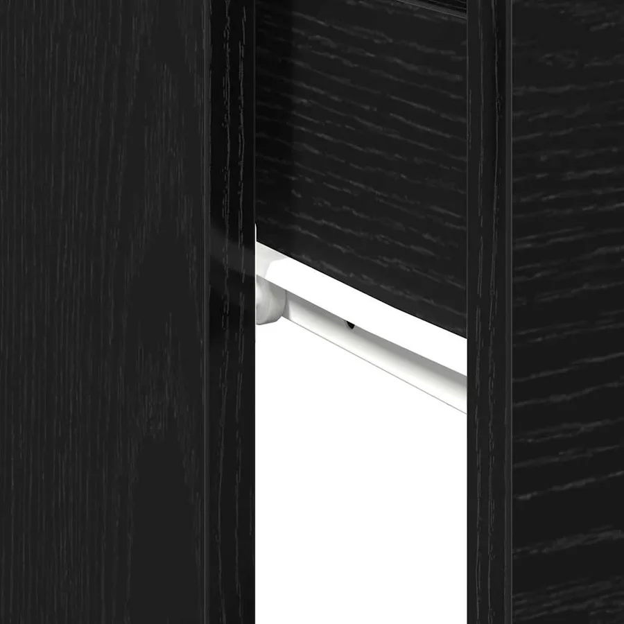 Table console Chêne noir 30 x 36 x 75 cm Bois d'ingénierie - 10