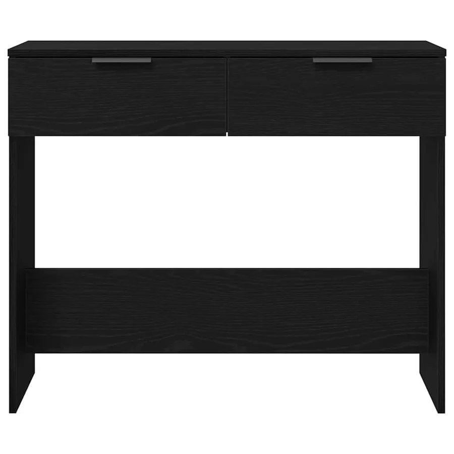 Table console Chêne noir 30 x 36 x 75 cm Bois d'ingénierie - 6