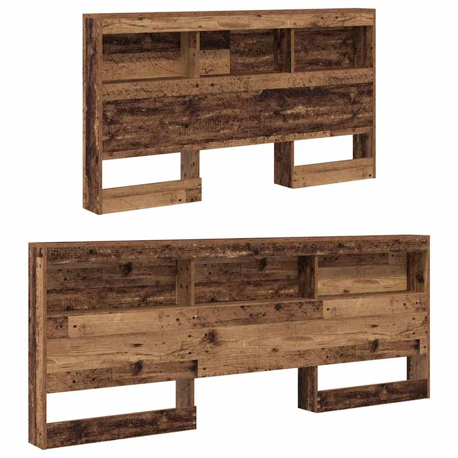 Tête de lit de rangement Bois Ancien 140 cm Bois d'ingénierie - 5