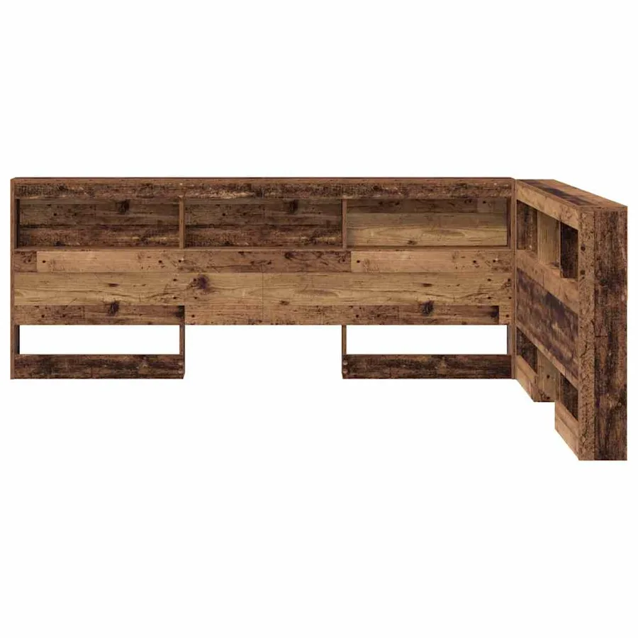 Tête de lit de rangement Bois Ancien 140 cm Bois d'ingénierie - 6