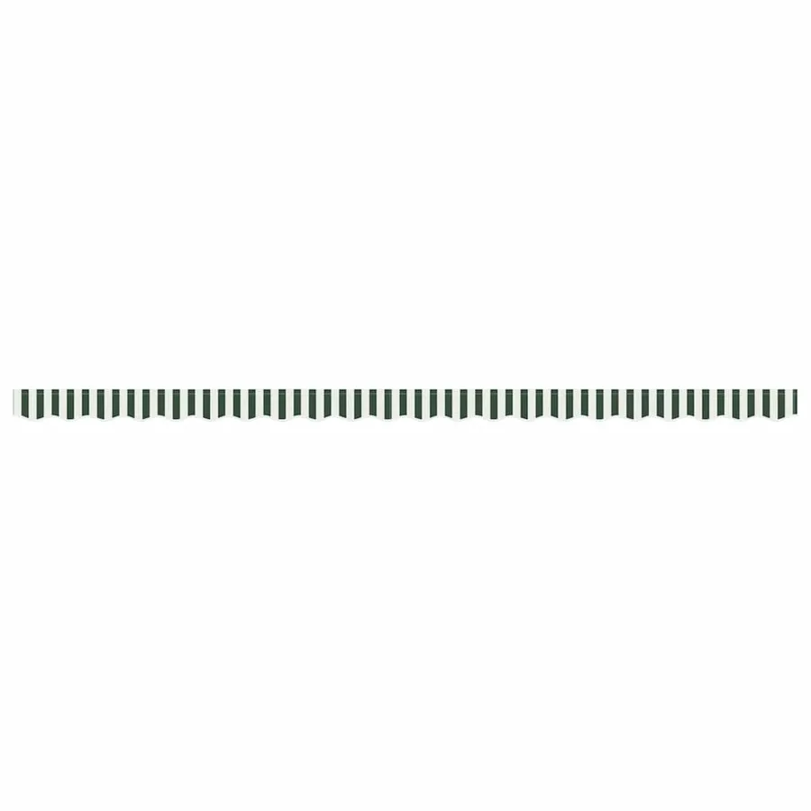 Remplacement de lambrequin Vert et blanc 480 x 20 cm Polyester - 4