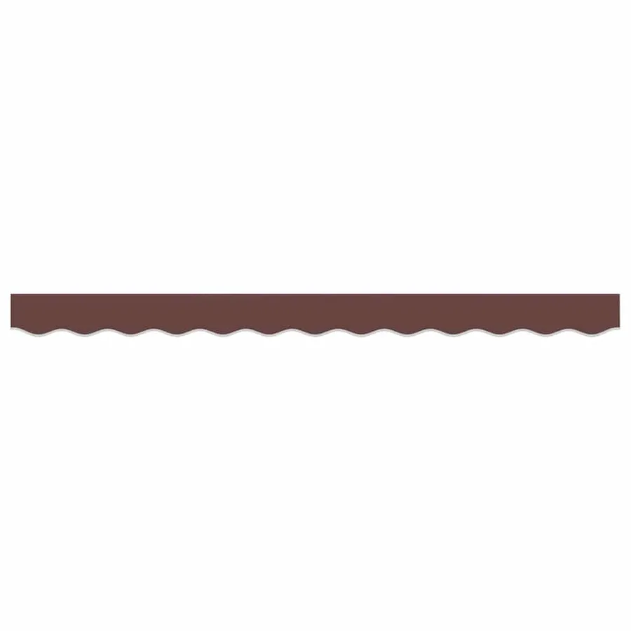 Remplacement de lambrequin Rayure Marron 2,5 m Polyester - 4