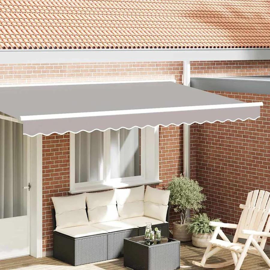 Remplacement de lambrequin Gris clair 4 m Polyester