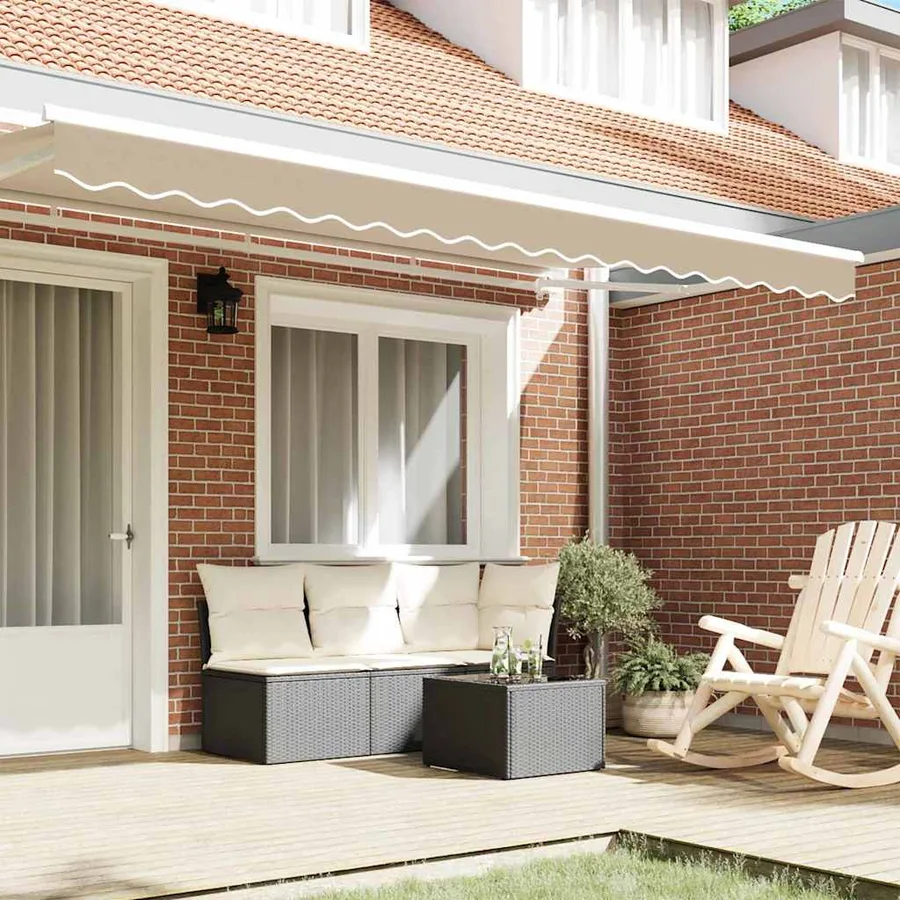 Remplacement de lambrequin Beige 4 m Polyester - 3