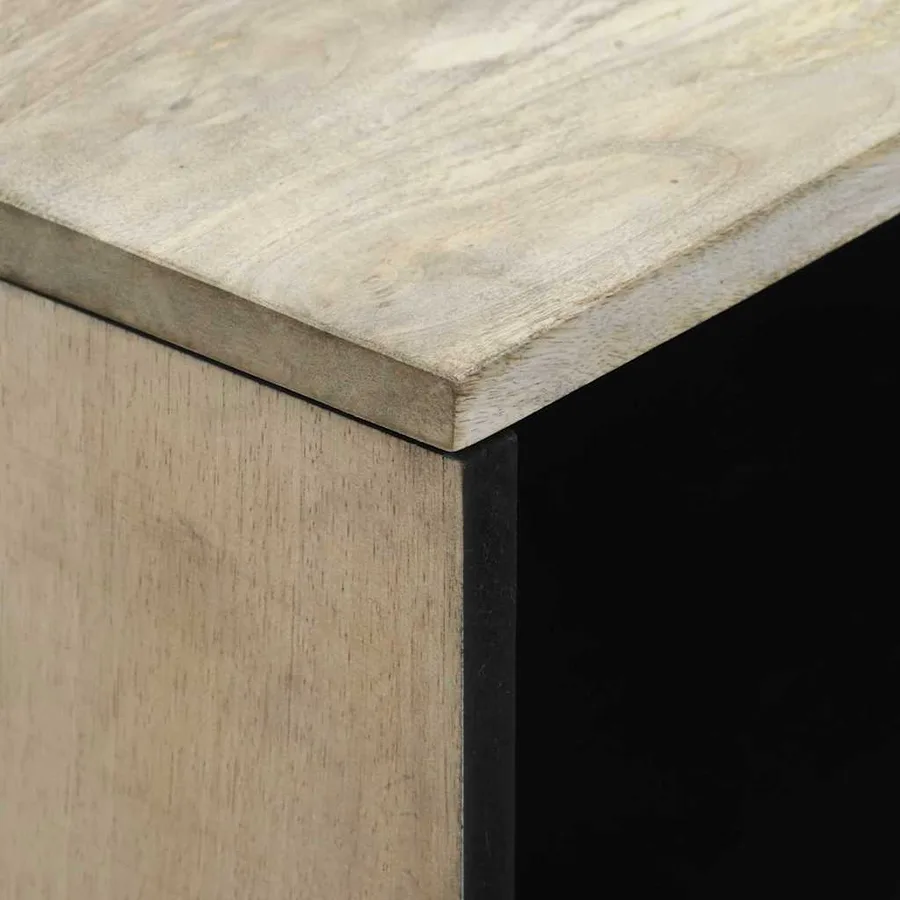 Table basse Blanc 80 x 54 x 40 cm Bois d'ingénierie - 6
