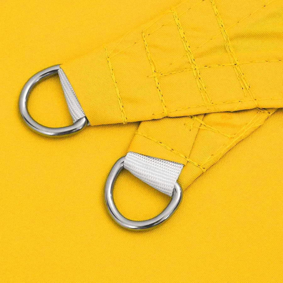 Voile d'ombrage jaune 7 x 5 x 5 m 100 % polyester Oxford - 5