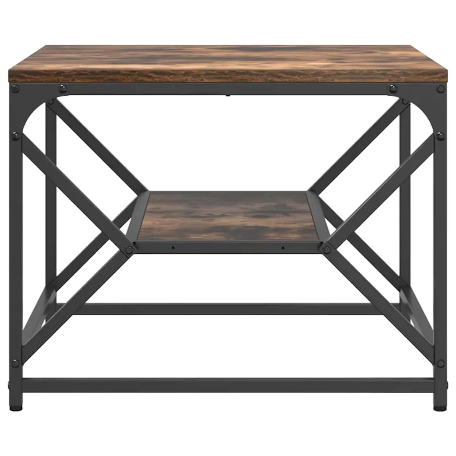 Table basse Chêne fumé 51 x 50 x 40 cm - 6