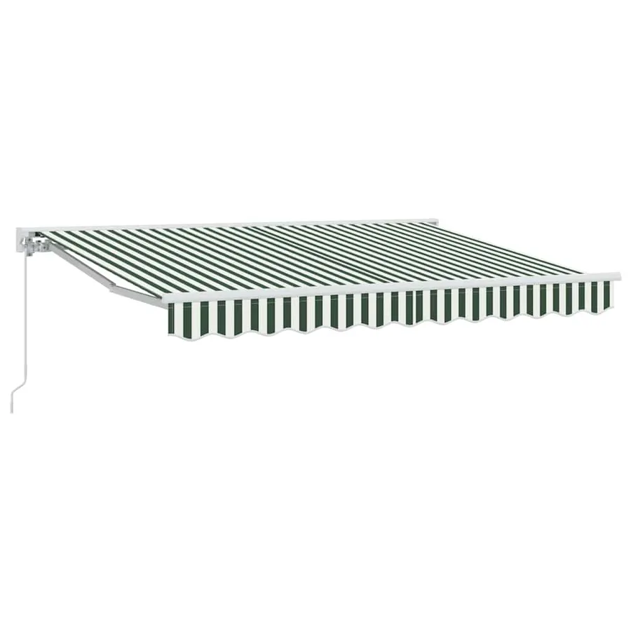 Cadre d'auvent Vert et blanc 350 x 200 cm - 2