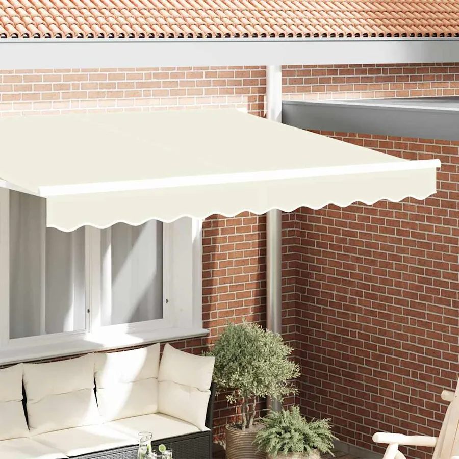 Remplacement de lambrequin Rayure Crème 2,5 m Polyester