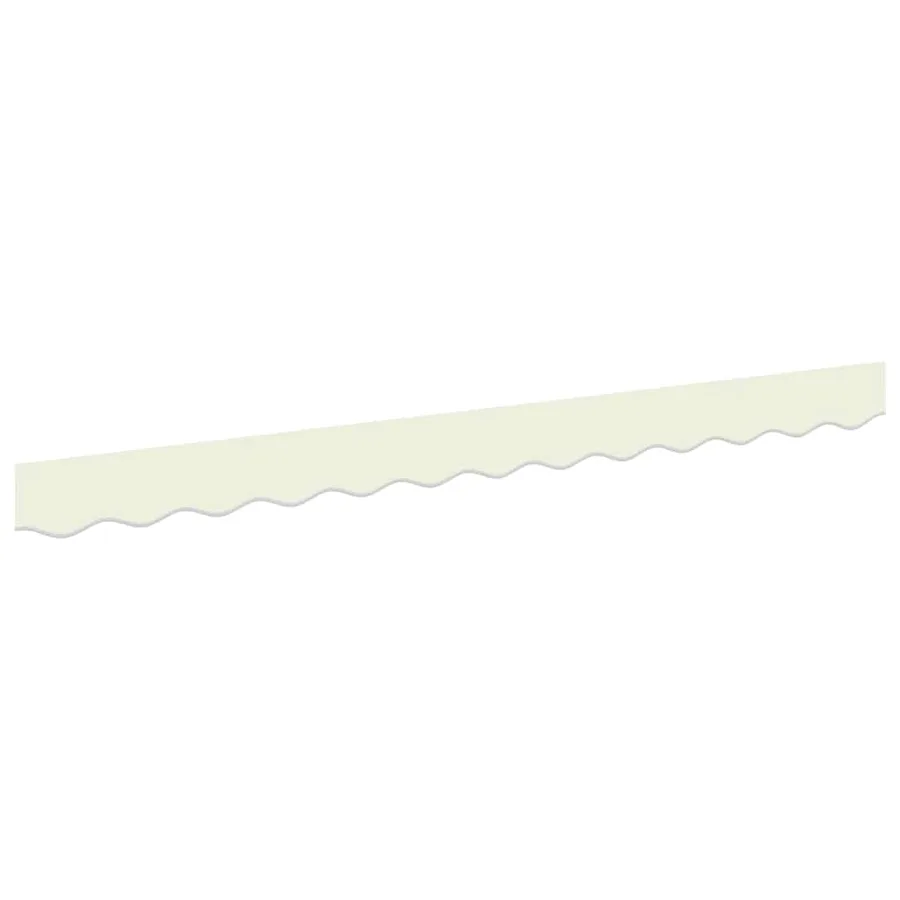 Remplacement de lambrequin Rayure Crème 2,5 m Polyester - 2