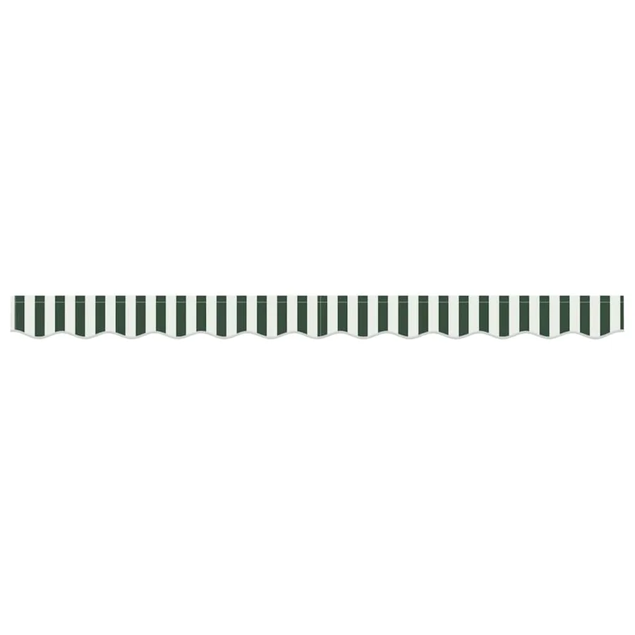 Remplacement de lambrequin Vert et blanc 3 m Polyester - 4