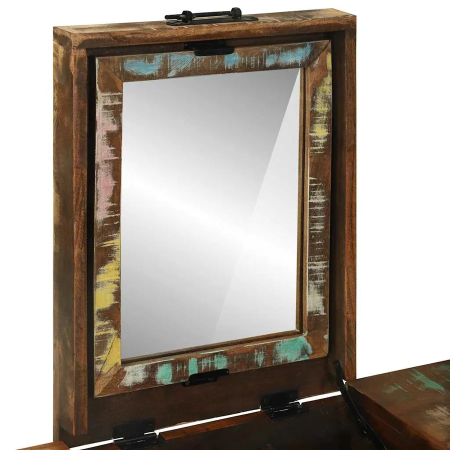 Tables de maquillage pour chambre Bois massif de récupération - 10