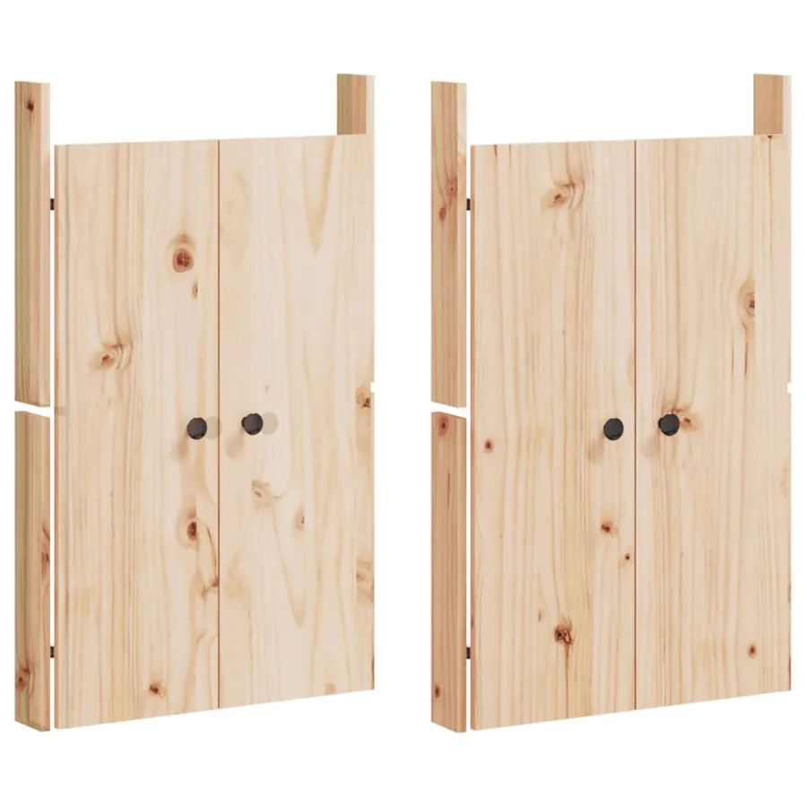Armoire de cuisine d'extérieur MEPPEL bois de pin massif - 6