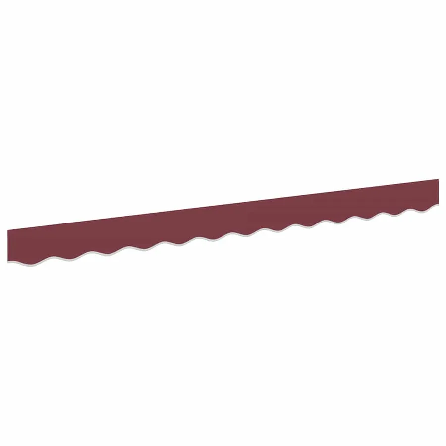 Remplacement de lambrequin Rayures Bourgogne 2,5 m Polyester - 2