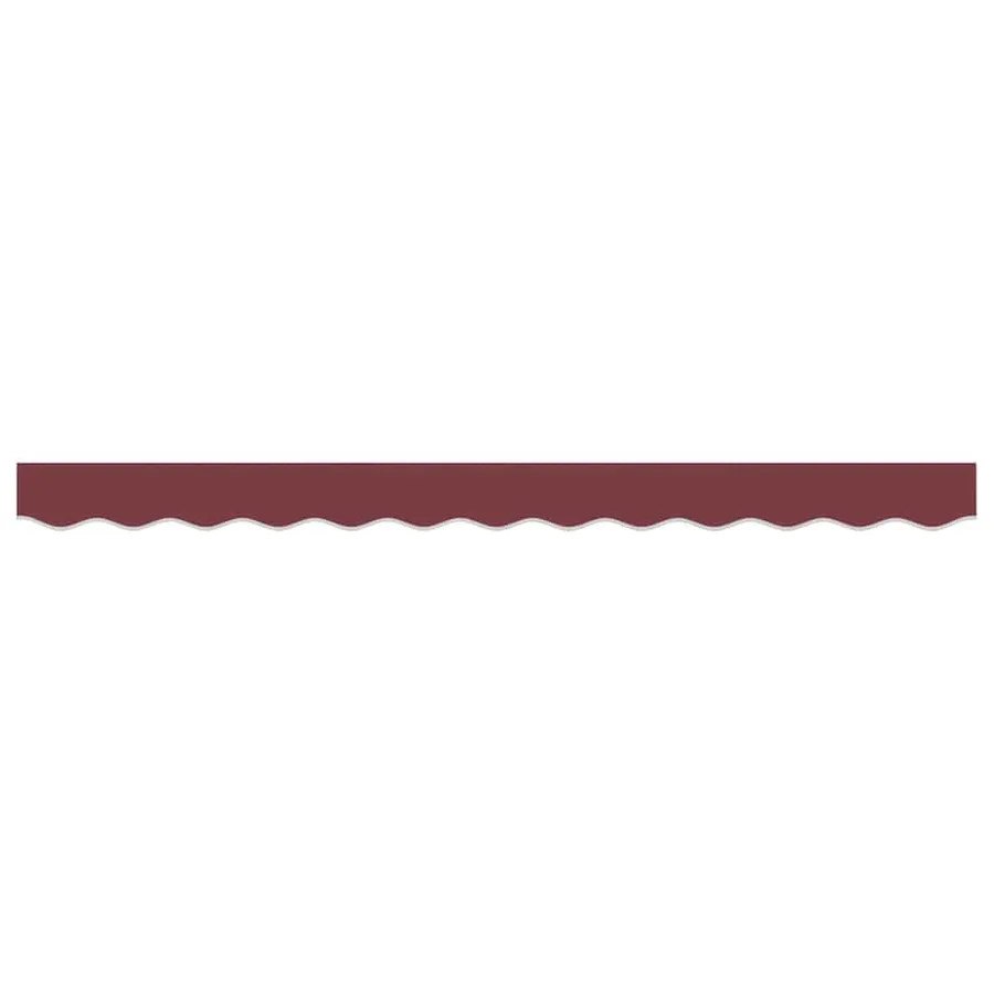 Remplacement de lambrequin Rayures Bourgogne 2,5 m Polyester - 4