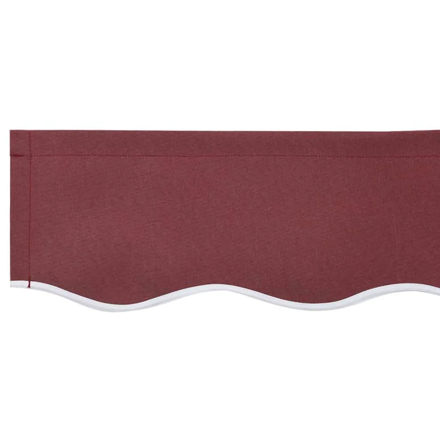 Remplacement de lambrequin Rayures Bourgogne 2,5 m Polyester - 5