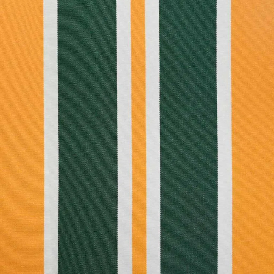 Toile de rechange pour auvent Vert et jaune 6 x 3 m Polyester - 8