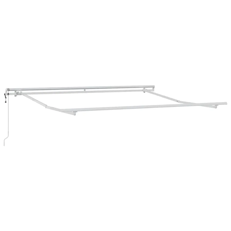 Auvent rétractable Vert et blanc 350 x 250 cm - 4