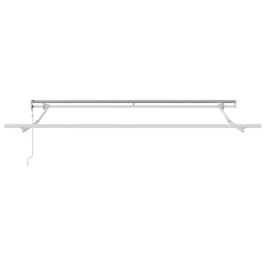 Auvent rétractable Vert et blanc 350 x 250 cm - 6