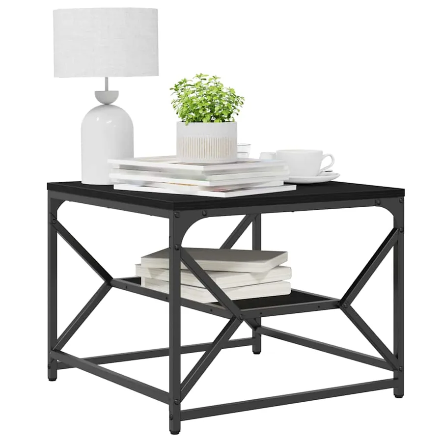 Table basse Chêne noir 51 x 50 x 40 cm - 3