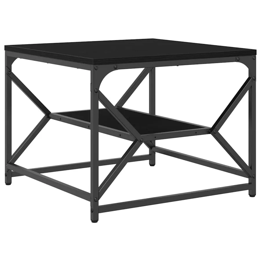 Table basse Chêne noir 51 x 50 x 40 cm - 5