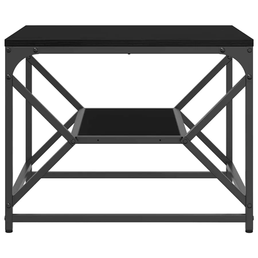 Table basse Chêne noir 51 x 50 x 40 cm - 6