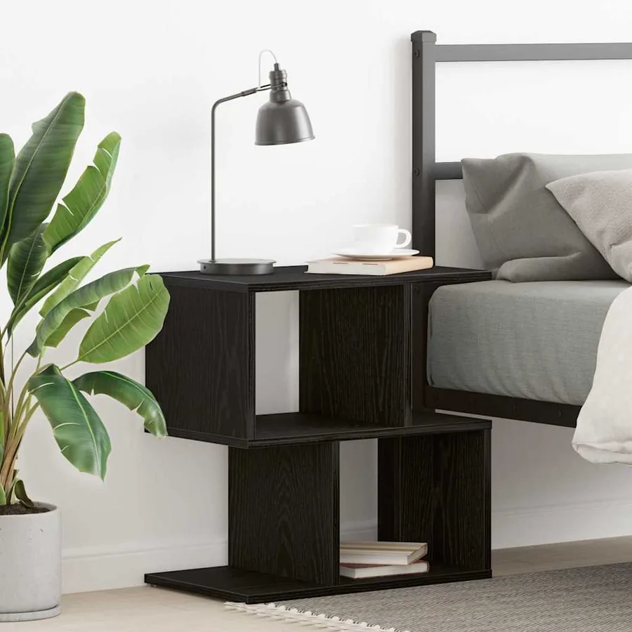 Cabinet de chevet Chêne noir 50 x 30 x 51,5 cm
